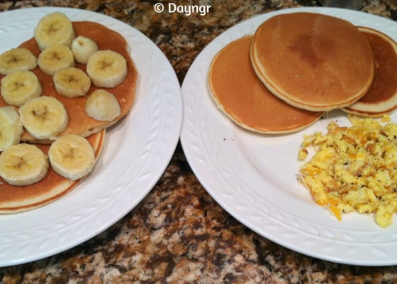 Pancakes and Eggs