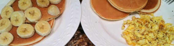 Pancakes and Eggs