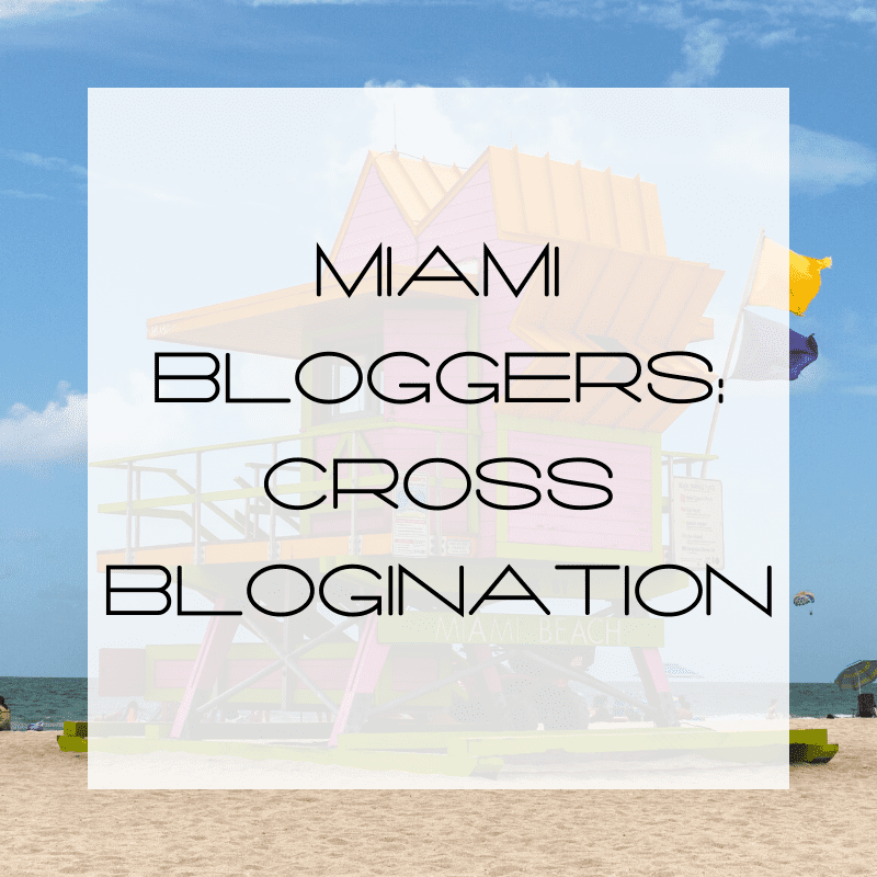 Attention Miami Bloggers: Cross Blogination