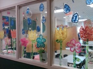 Window Decorations for National Teachers Appreciation Week