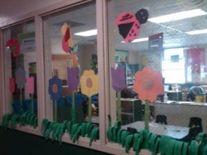 Window Decorations for National Teachers Appreciation Week