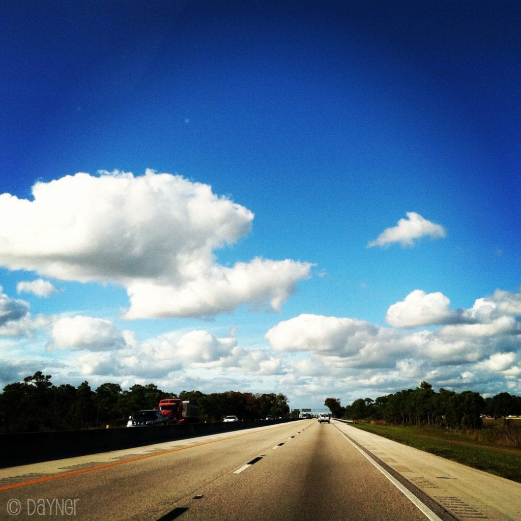 Blue Sky and Open Roads, Sky and Road