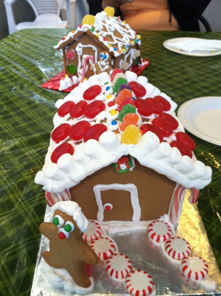 Decorating Gingerbread Houses, Gingerbread House, Gingerbread House decorating in Morehead City