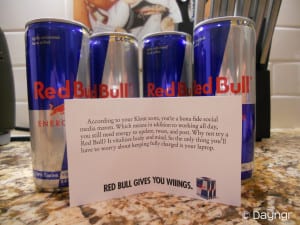 Red Bull Klout Perk