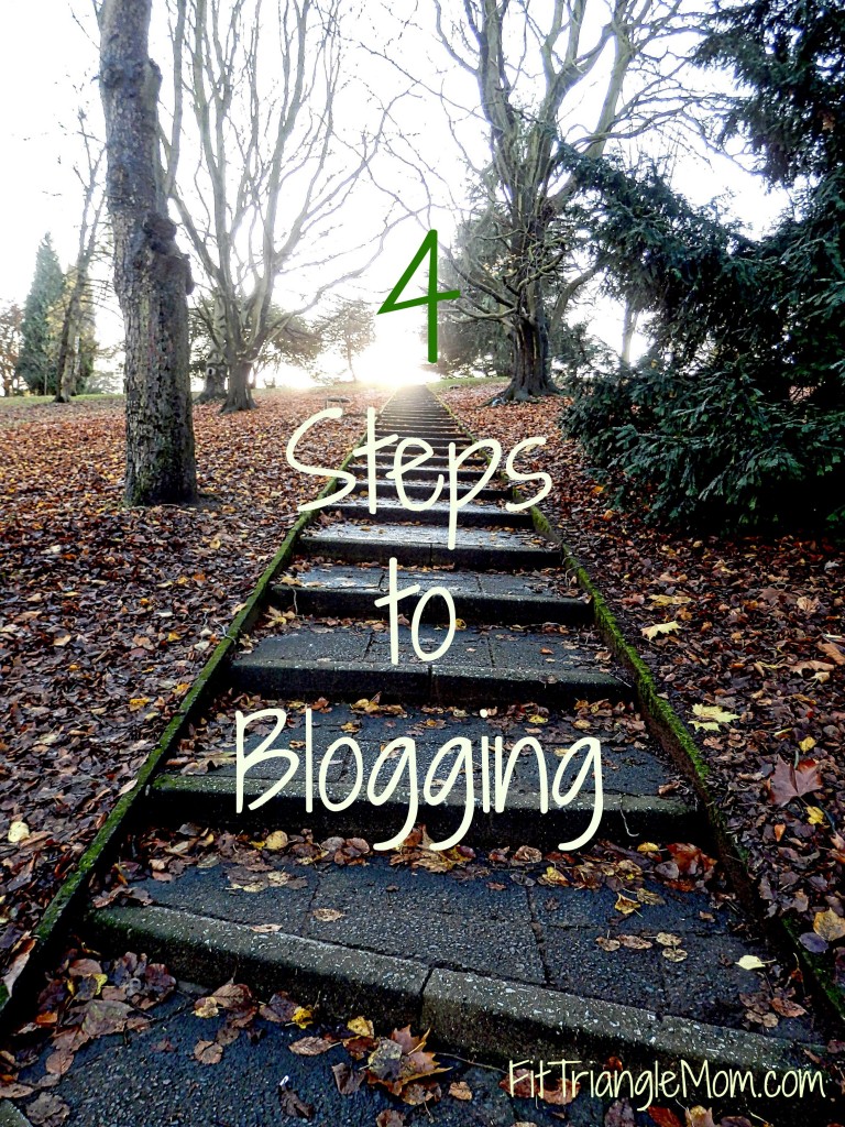 4-Steps to Blogging, Blog, Blogger, FitTriangleMom.com