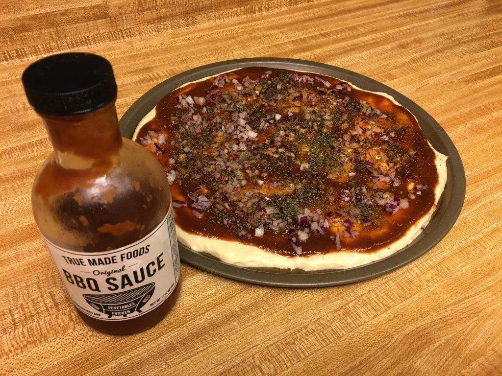 BBQ Pizza with True Made Foods Sauce