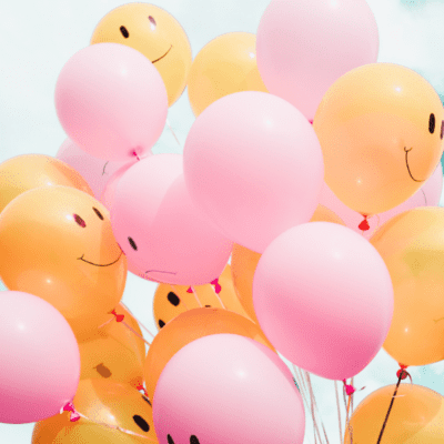 Happy balloons, Happiness is an Inside Job