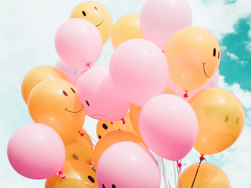 Happy balloons, Happiness is an Inside Job