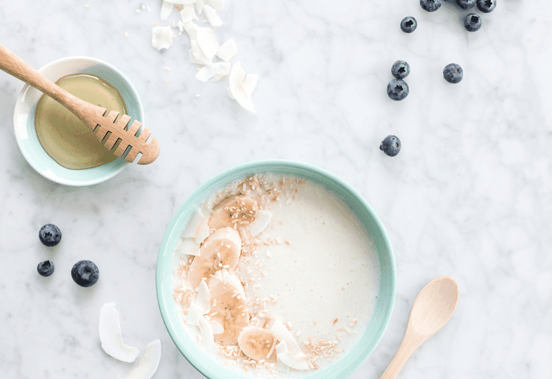 Healthy eating, breakfast bowl