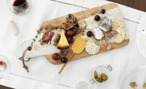 give thanks, grateful, thankful, blessed, practice gratitude, charcuterie board with the girls