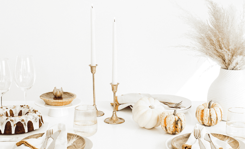 thanksgiving, thanksgiving tablescape, table setting