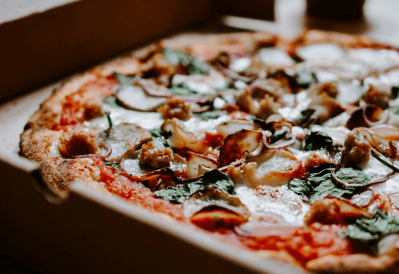 Sausage pizza