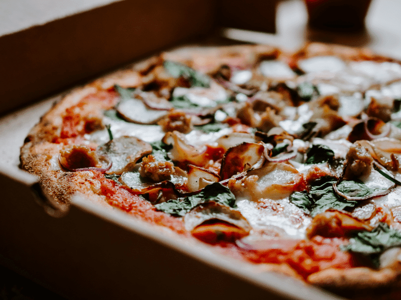 Sausage pizza 