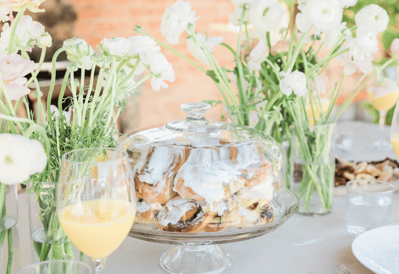 Celebrating mom with a mother's day brunch
