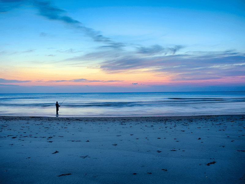 surf fishing