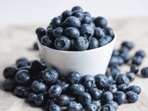 juicy summer blueberries