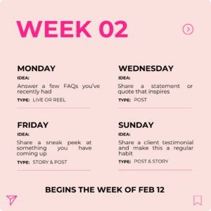 social media strategy for February