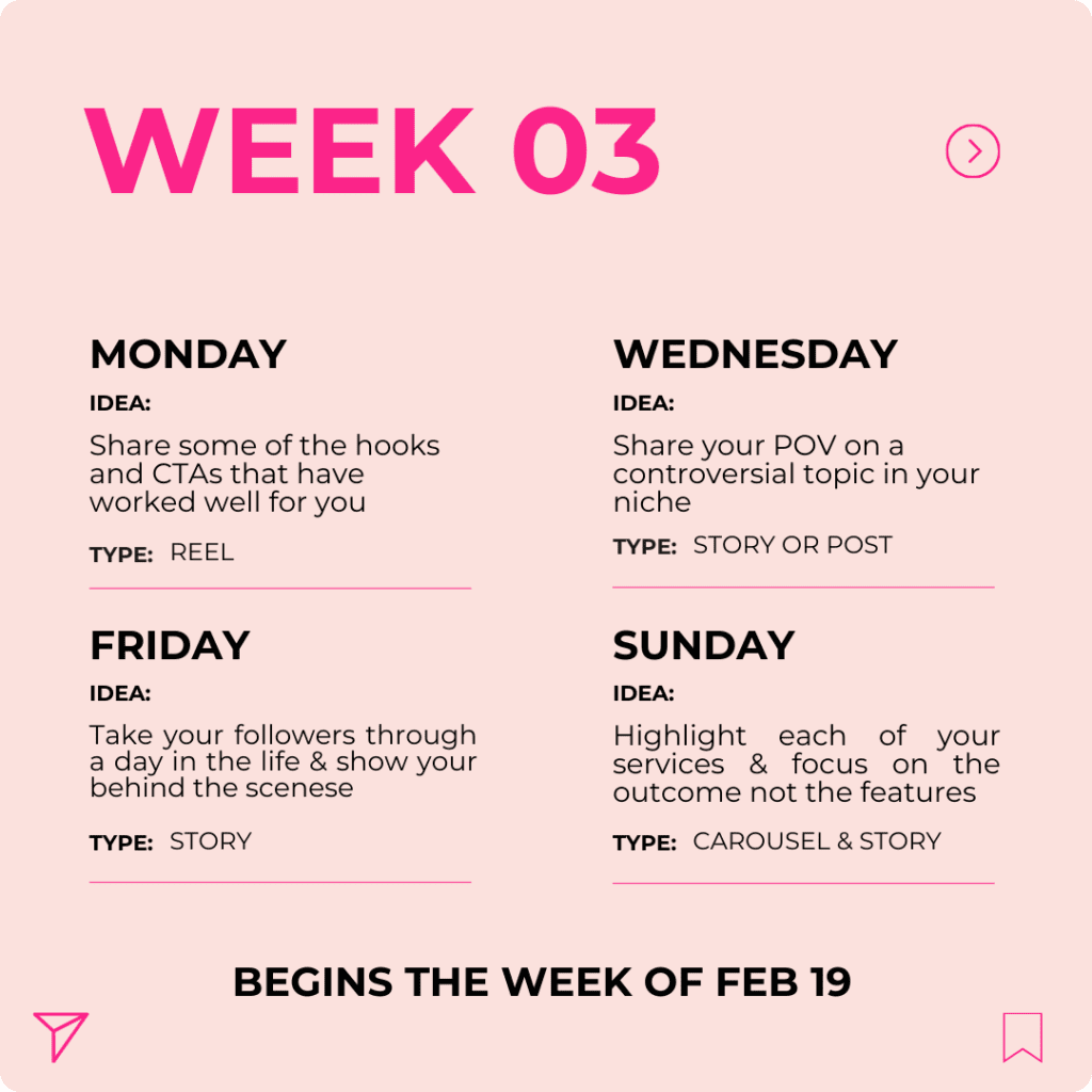 February IG marketing strategy