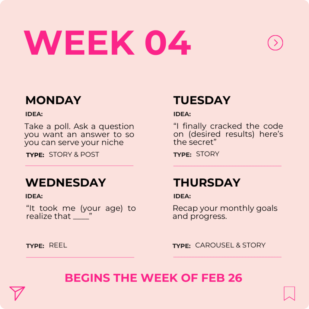 February IG marketing