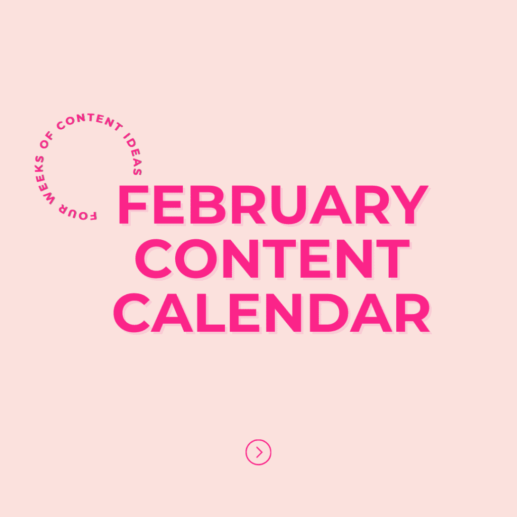 a full month of no-brainer content for February
