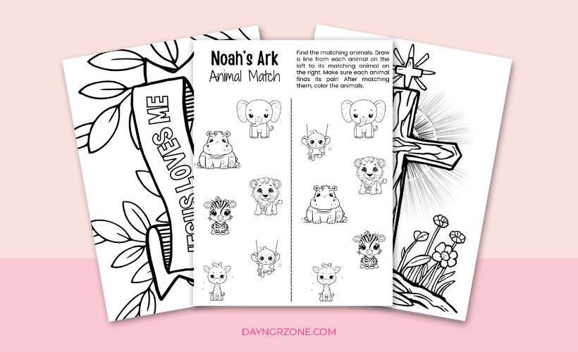Children's Coloring Pages and Activity Pack