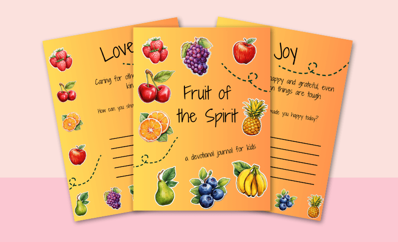Easy way to teach kids the fruit of the spirit