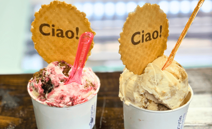 gelato and sorbet on the crystal coast