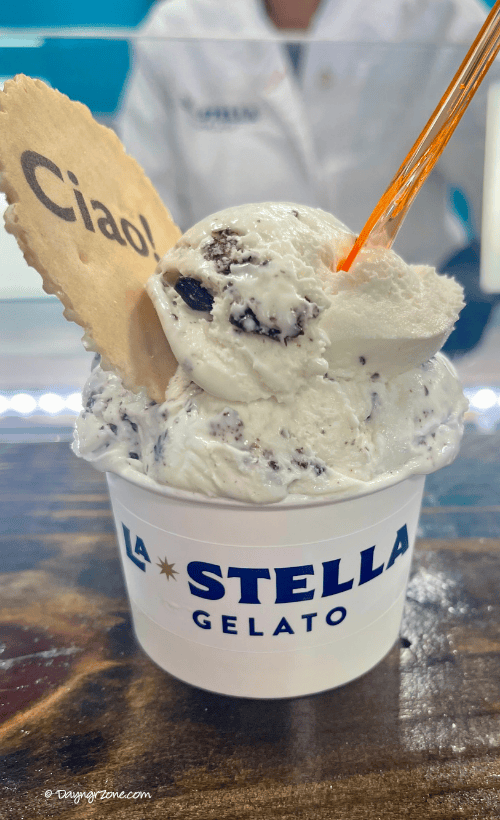cookies and cream italian gelato
